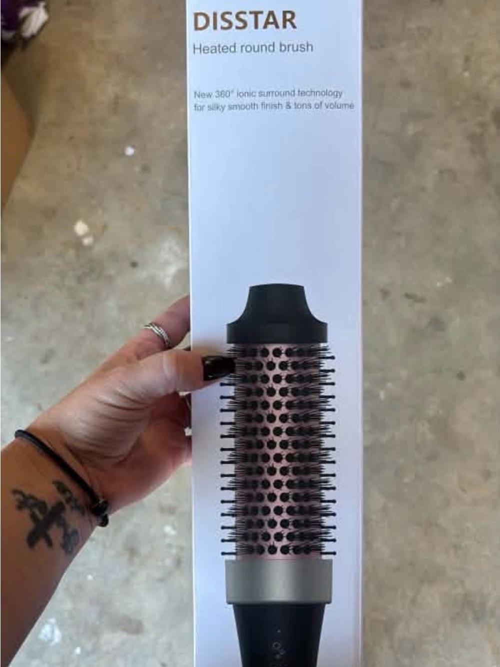 Heated Round Brush - Rose Gold/Black